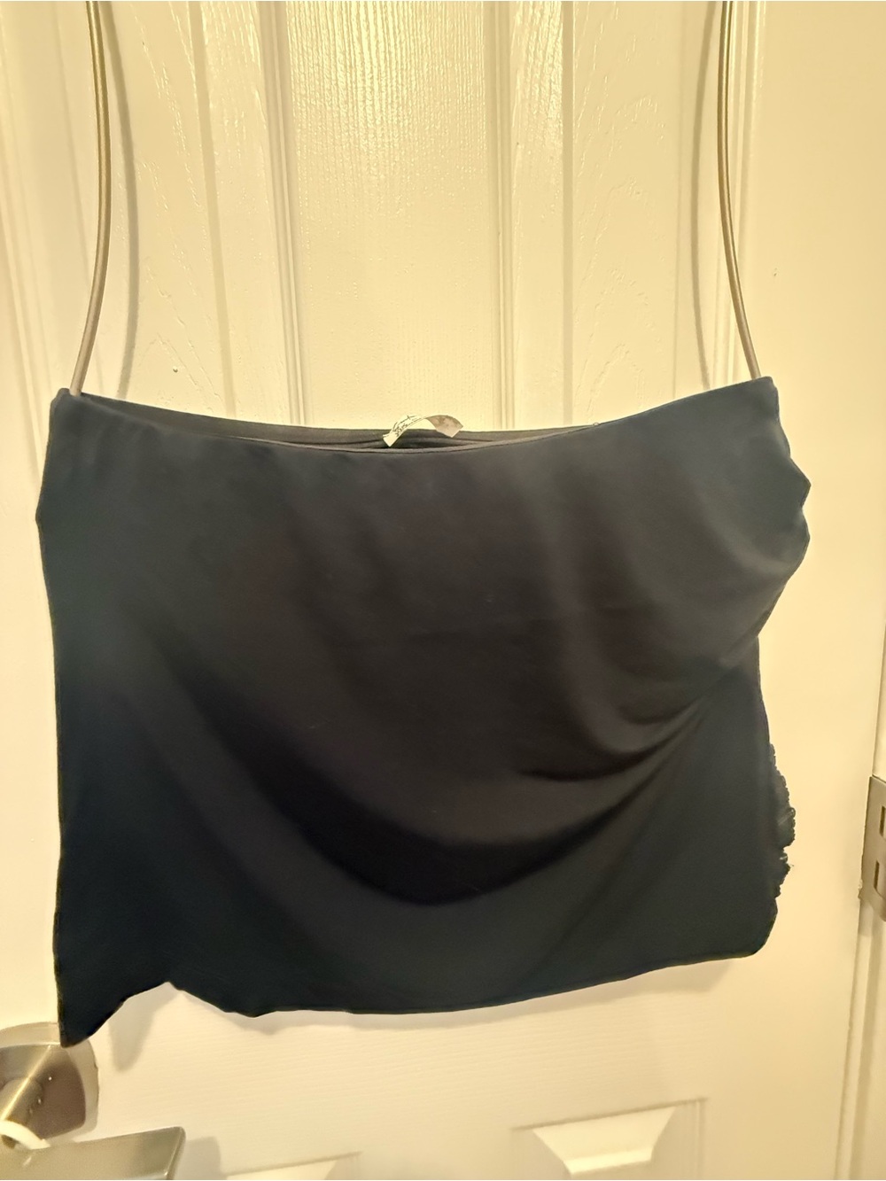 Free People Any Night Half Slip Black. elastic Waist Small  NWOT